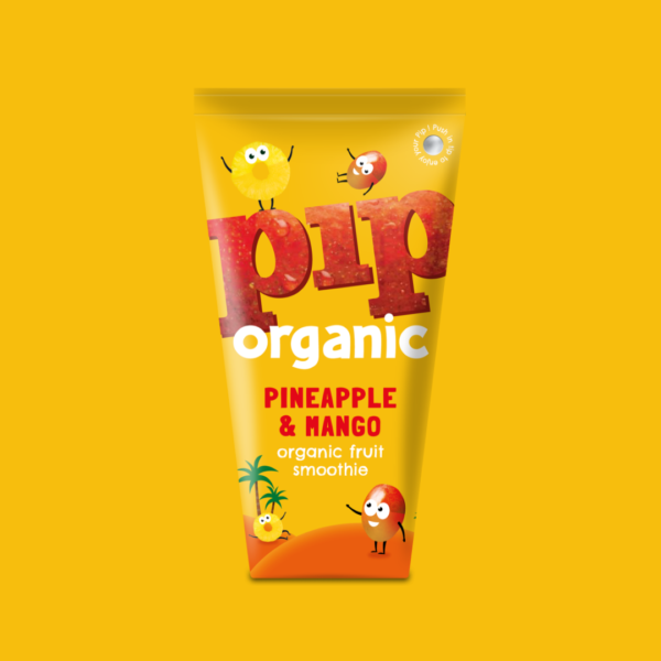 Pip Organic Pineapple & Mango Smoothie 180g x 4 (Pack of 4)