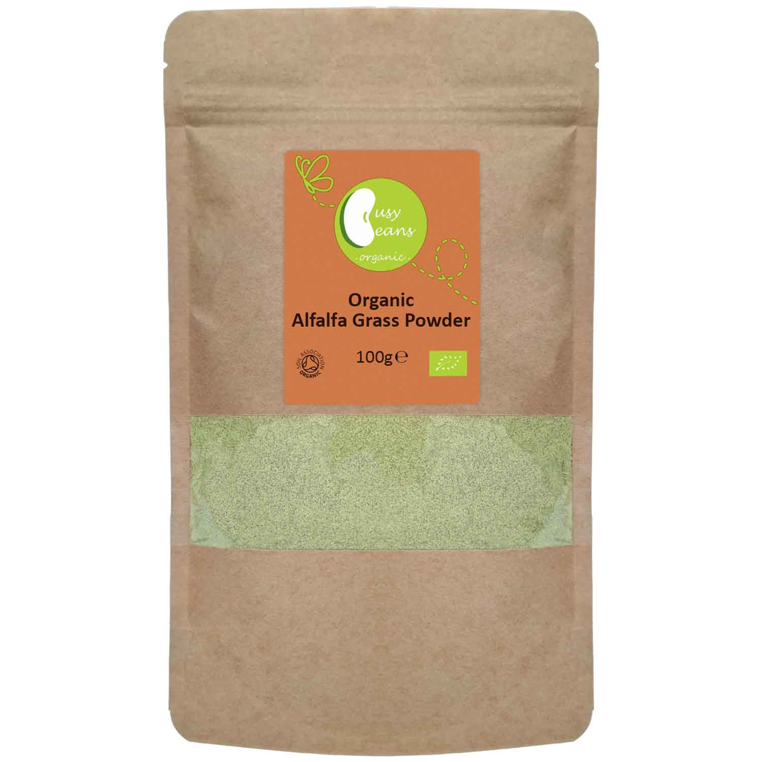 Organic Alfalfa Grass Powder Busy Beans Organic