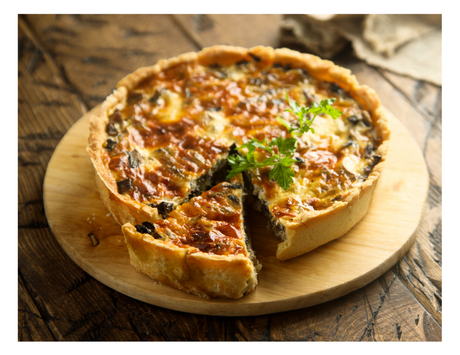 Vegan Mushroom Quiche with Busy Beans Dried Mushrooms