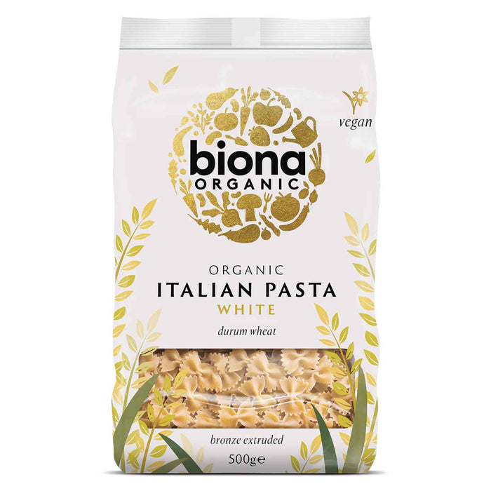 Biona Organic White Farfalle Pasta 500g