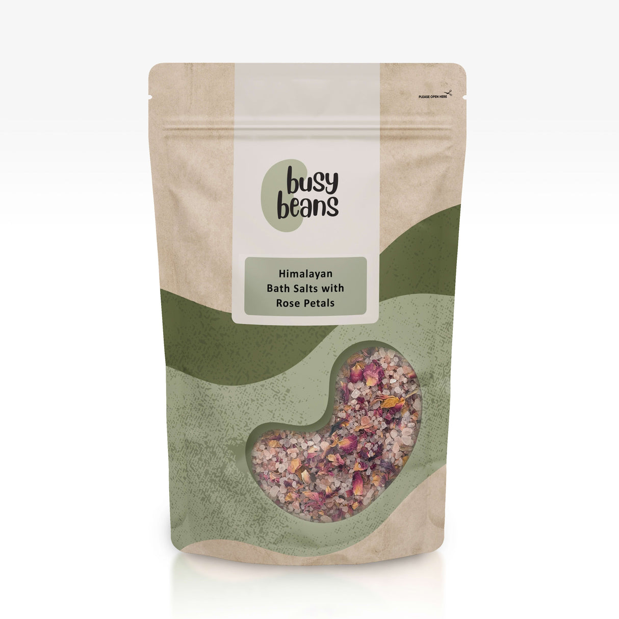 Himalayan Bath Salts with Rose Petals