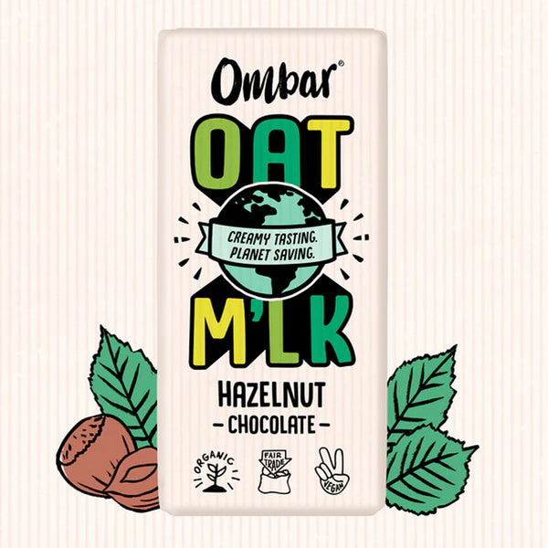 Ombar Organic Oat M'lk Hazelnut Chocolate 70g