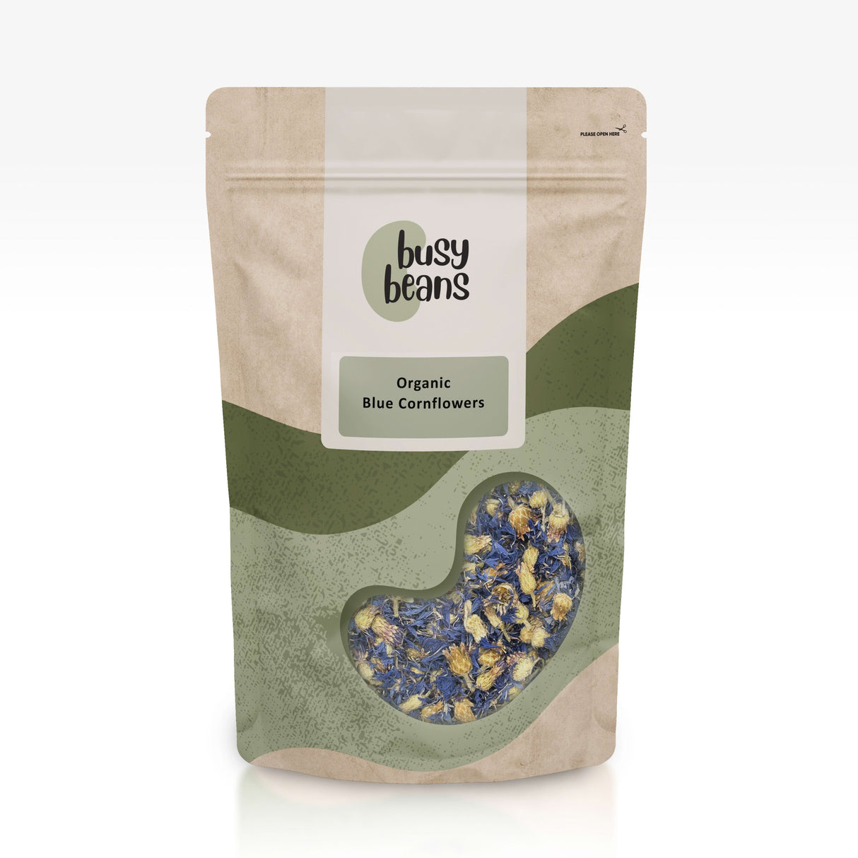 Organic Blue Cornflowers
