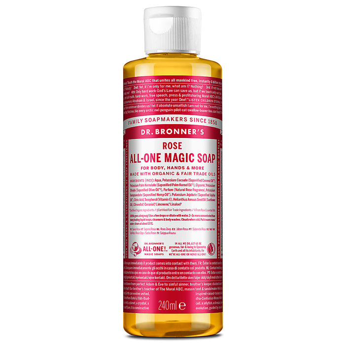 Dr. Bronner's All-One Rose Magic Soap 240g