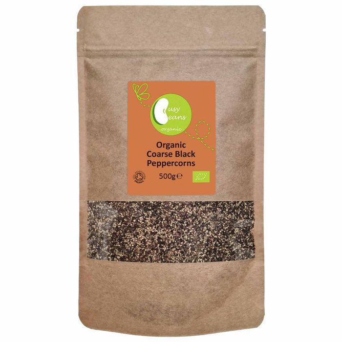 Organic Coarse Black Peppercorns